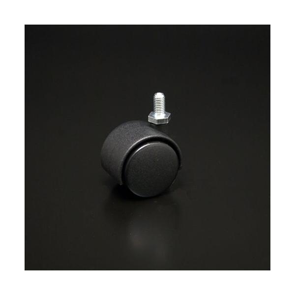 双輪キャスター（軽荷重用） Ｍ8ボルトタイプ ストップ無 40mm