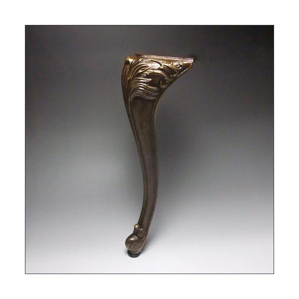 テーブル脚 猫脚 DSC-2 H450mm 真鍮古美色塗装（アンティーク調