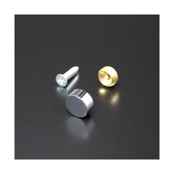 化粧キャップ 25mm ビス 真鍮製 フラットタイプ EPC-C25F クローム