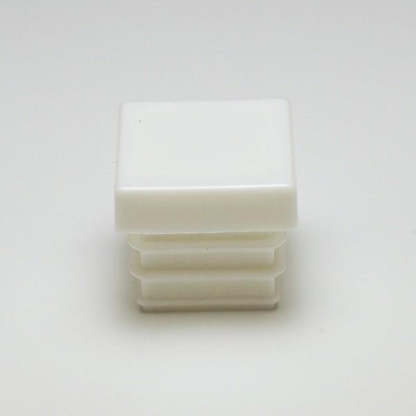 パイプキャップ 樹脂 32mm 角パイプ用 厚み1.2〜1.6mm用  白 ホワイト