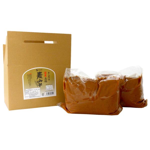 オーサワの国産立科麦みそ（箱入り） 3.6kg｜オーサワジャパン /取寄せ