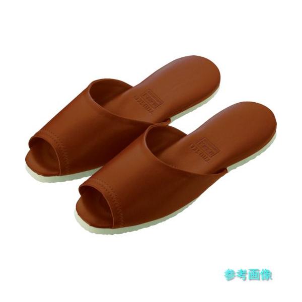 TRUSCO V-4803 マエアキスリッパ ブラウン