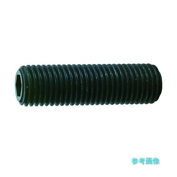 TRUSCO B63-1625 六角穴付止めねじ 平先 黒染め M16×25 5本入 【1PK(5本)】