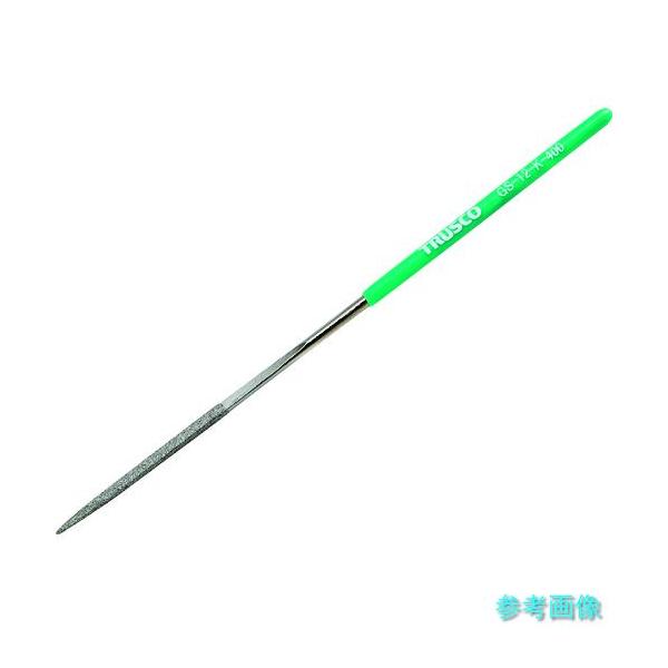 TRUSCO GS-12-K-400 ダイヤモンドヤスリ 精密用＃400 角 1本入 全長140mm(12本組サイズ)