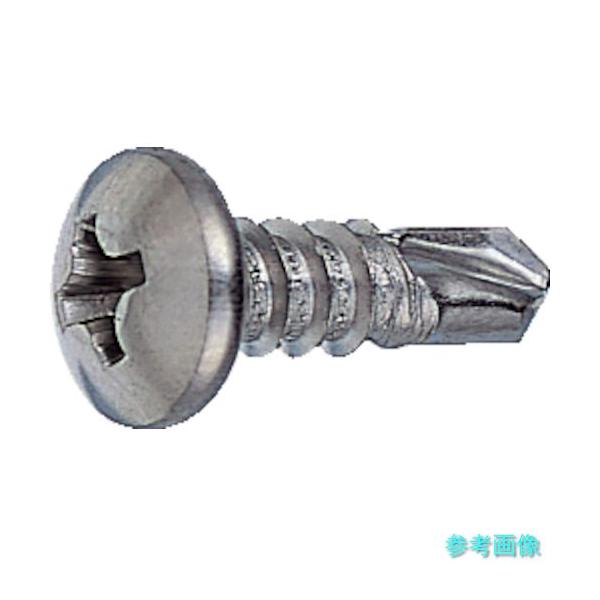 他サイト： TRUSCO SPJ-10 ドリルねじナベ 板金用 ステンレス M4X10 34本入 【1PK(34本)】の商品画像