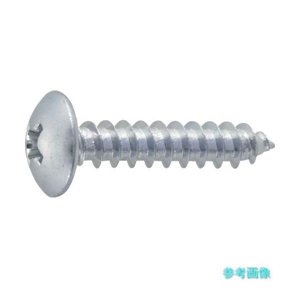 他サイト： TRUSCO B742-0430 トラス頭タッピングねじ 1種A 三価白 M4×30 49本入 【1PK(49本)】の商品画像