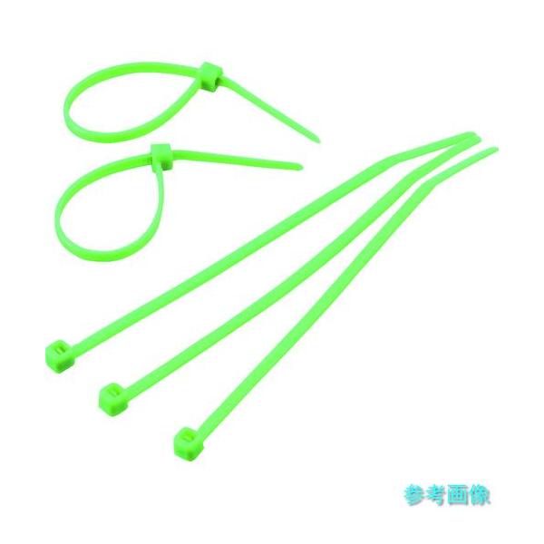 TRUSCO TRCVR-100GN カラーケーブルタイ 緑 幅2.5×100mm最大結束Φ22標準型 【1袋(100本)】