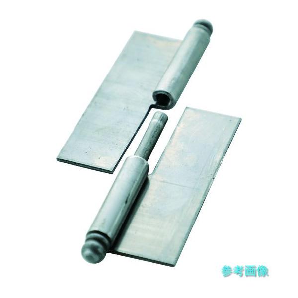 TRUSCO 225W-6043L スチール製抜き差し蝶番 穴ナシ 左用 (1組(袋)=2個入) 【1組(2個)】