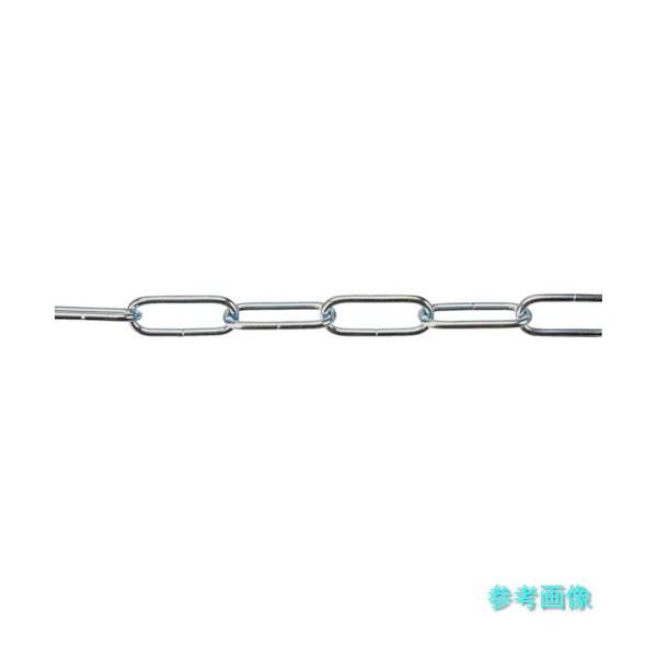 TRUSCO TIL26-2M ユニクロチェーン 溶接無タイプ2.6パイ×2M