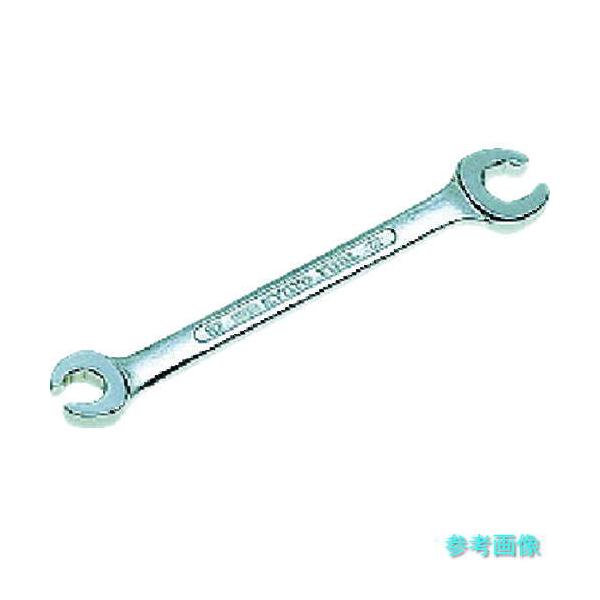 メーカー：京都機械工具(株)在庫状況：仕入先在庫品納期：お支払い確認後、3営業日以内出荷予定（欠品時は早急にご連絡いたします。）商品特長：●ブレーキパイプフレアナット、クラッチパイプフレアナット（油圧式のみ）の脱着専用レンチです。●口径部は...