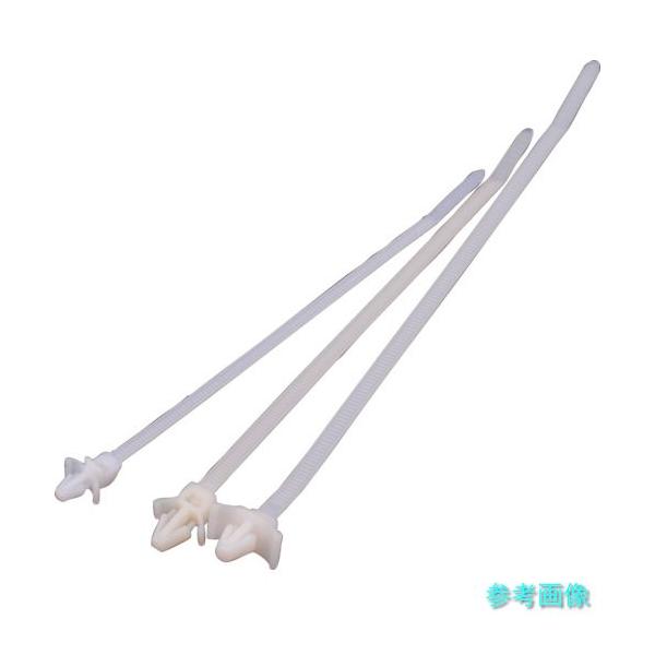 TRUSCO TPWVS-130M 【売切廃番】 プッシュマウントタイ(ウィング) 幅4.8x133 取付穴径4.6 【1袋(100本)】
