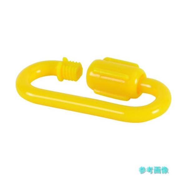 TRUSCO TCK6Y プラカラビナ イエロー 6MM (2個入) 【1袋(2個)】
