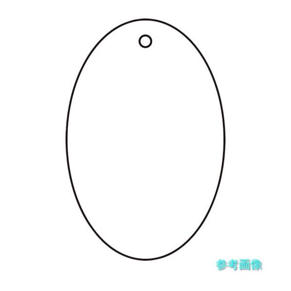 TRUSCO T886-49 白無地板 楕円型 5枚組 45×30×2厚 【1組(5枚)】