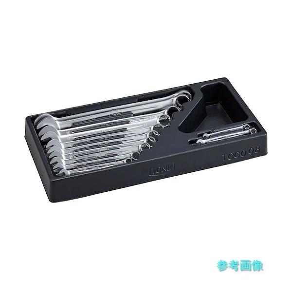 (TONE) CS120C コンビネーション両口スパナセット 5.5、7、8、10、12、13、14、15、17、19、21、22mm 12点セット