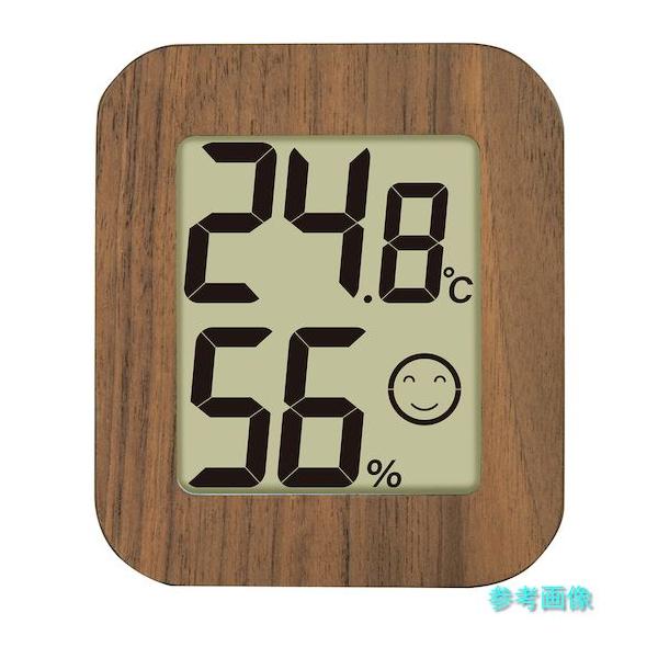 他サイト： シンワ 73233 デジタル温湿度計 環境チェッカー ミニ 木製 ダークブラウンの商品画像