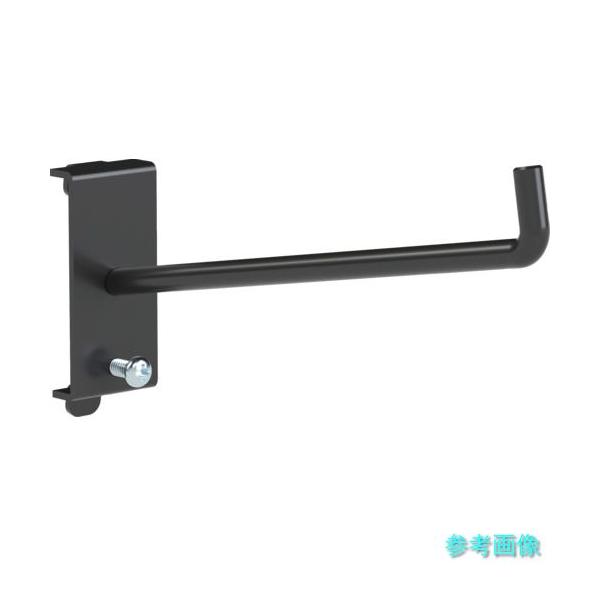 TRUSCO SF-S-1L-BK パンチングパネル用工具フック2穴掛け 1本爪ロング 黒