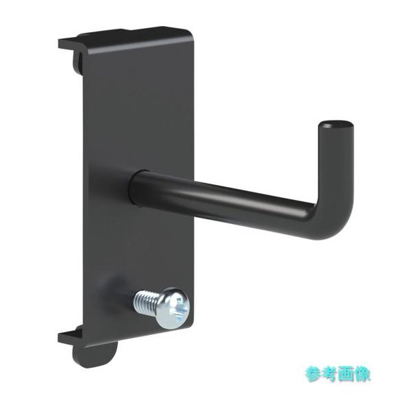 TRUSCO SF-S-1-BK パンチングパネル用工具フック2穴掛け 1本爪 黒