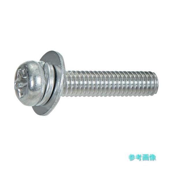 TRUSCO S250-0615  ナベ頭組込ねじP=3 ステンレス  M6X15 (10本入り) 【1PK(10本)】