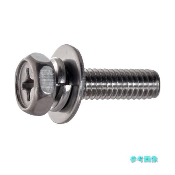 TRUSCO S290-0620  十字穴付六角組込ボルト P=3 ステンレス  M6X20 (10本入り) 【1PK(10本)】