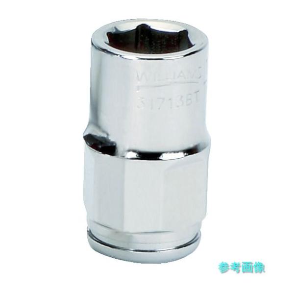 WILLIAMS JHW31718BT 3/8ドライブ 貫通ソケット 6角 18mm