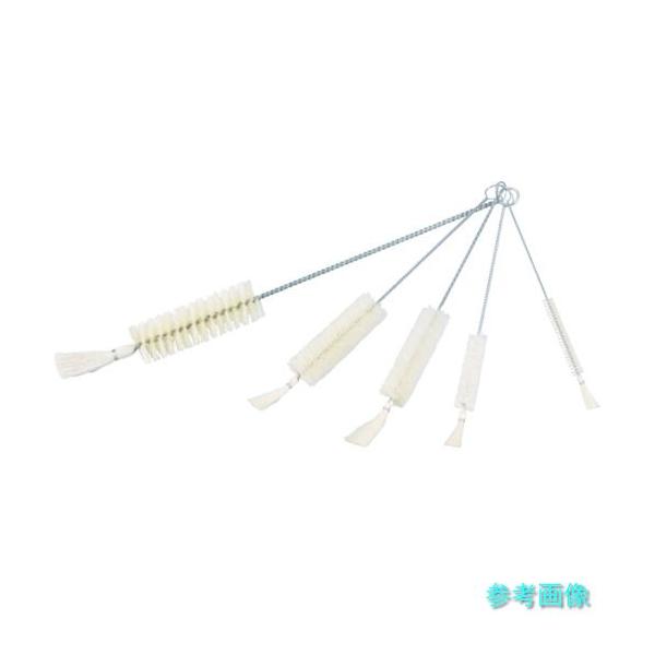 TRUSCO TBS-S10J 理化学ブラシ 注射器用 山羊毛 スチール柄10cc用