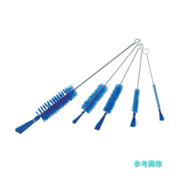 TRUSCO TBS-S10P 理化学ブラシ 注射器用 PBT(ポリブチレンテレフタレート)毛 ステンレス柄10cc用