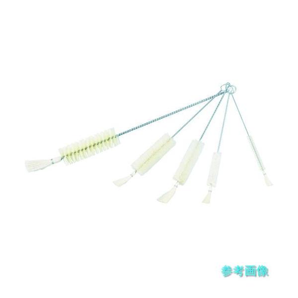 TRUSCO TBS-S1J 理化学ブラシ 注射器用 山羊毛 スチール柄1cc用