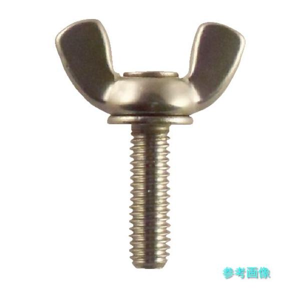他サイト： TRUSCO B35-0625 圧造蝶ボルト 2種 ステンレス M6×25 5個入 【1PK(5個)】の商品画像