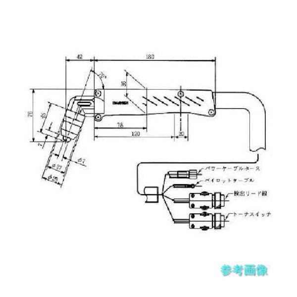 (メーカー直送) ダイヘン CT-0702 プラズマ切断トーチ CT-0702 【1本】