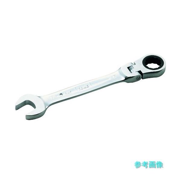 (TONE) RMF-19HP 【店舗陳列用】ラチェットメガネレンチ(首振式) 対辺寸法19mm