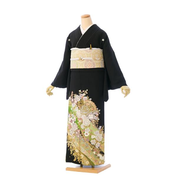 黒留袖レンタルブランド【桂由美】〜品のあるお母様の装い〜☆帯合わせもご好評を頂いています☆■対応身長:153cm〜165cm■洋服サイズ:7号〜13号くらい■裄:約68　身丈:約165　前幅:約24　後幅:約30(cm)■色/柄:桂由美　グ...