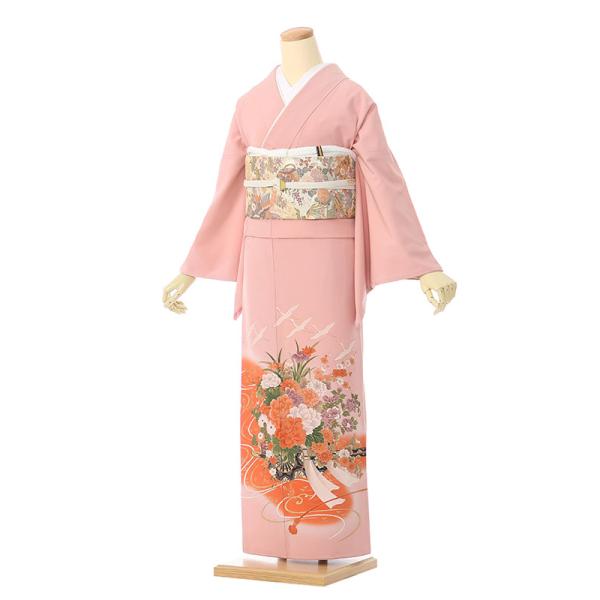 色留袖|Mサイズ|150〜159cm|7〜13号|化繊|色留袖フルセット| 色留袖