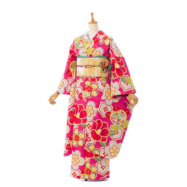 2〜12月】アンティークレトロ振袖|着物レンタル|玉城ティナ|153〜165cm