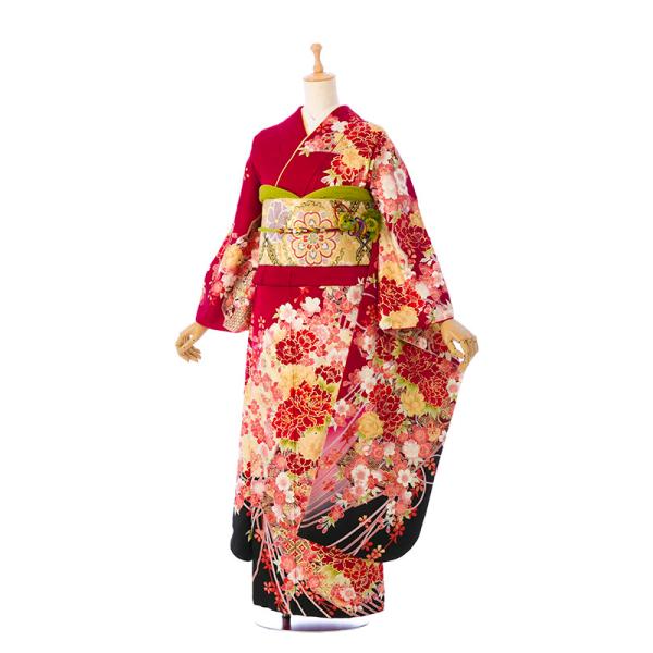 2〜12月】正絹振袖|着物レンタル|155〜165cm|13〜17号|振袖フルセット