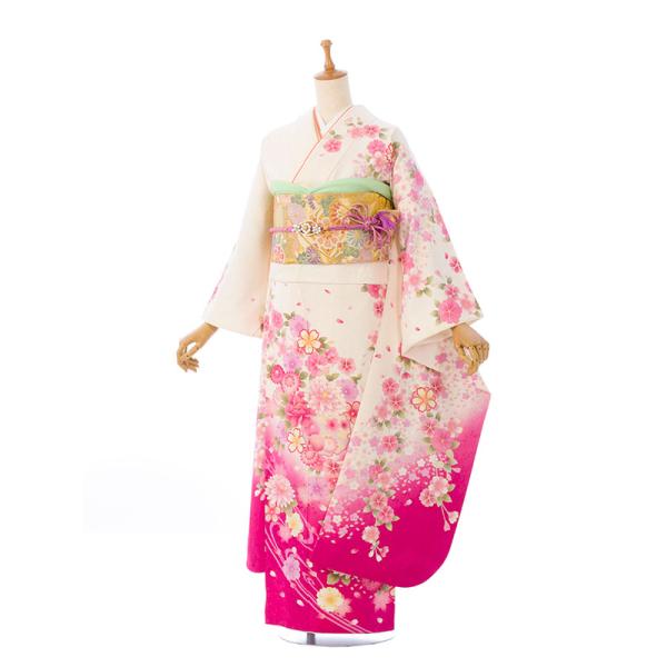 2〜12月】正絹振袖|着物レンタル|十三参|150〜160cm|振袖フルセット