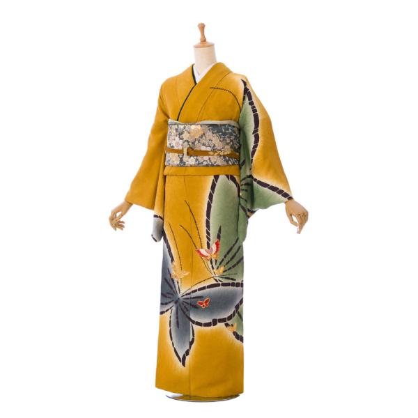 レンタル】正絹|レンタル着物|おしゃれ着物|153〜165cm|訪問着フル