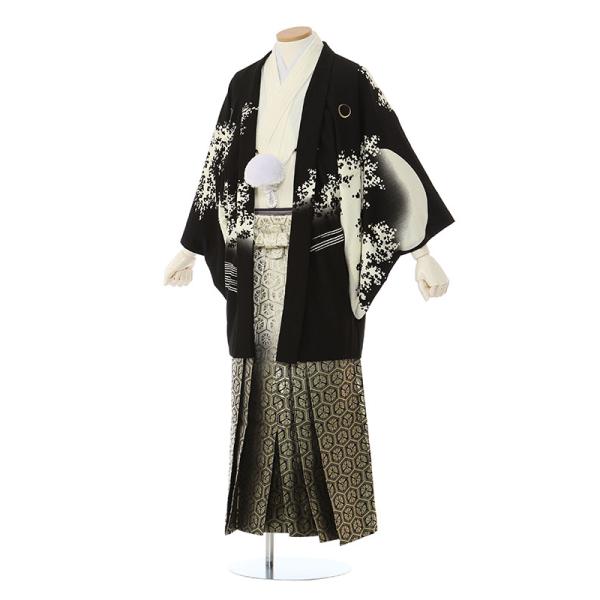 成人式・卒業式　男性袴フルセットレンタル■対応身長　160〜165cm前後■標準ウエスト　60〜100cmまで■サイズ　（約）羽織・着丈:約90 裄丈:約73 袖丈:約51.5 袴丈:約89（cm）　　　　　　紋なし男性袴■色柄　羽織/着物...