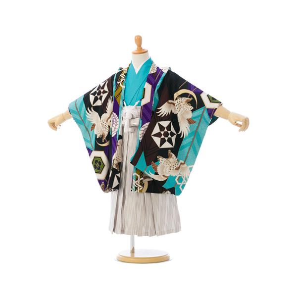男の子　着物一式　七五三　3歳 e-kimono-rental_hao3291