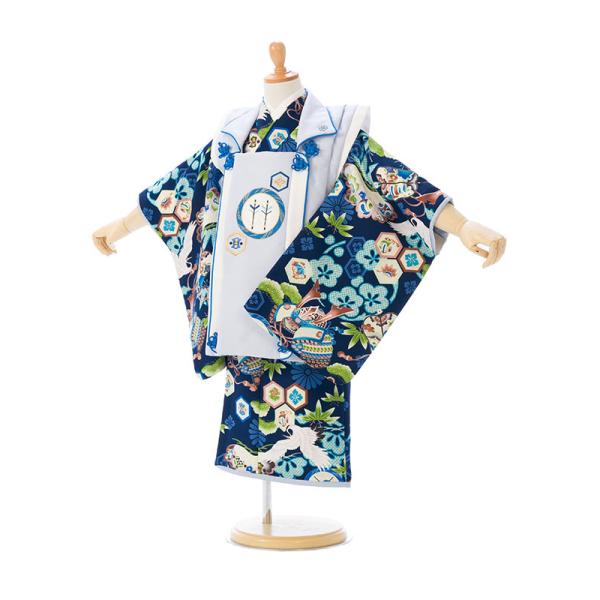 七五三 着物 3歳 753 被布セットレンタル ハイクラス| 乙葉 男の子（三
