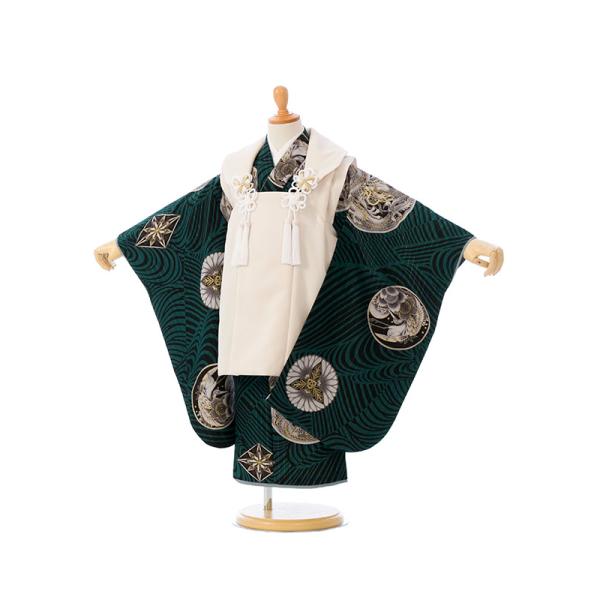 JAPAN STYLE|レンタル|被布セット|90〜100cm|七五三 着物 3歳 男|被布