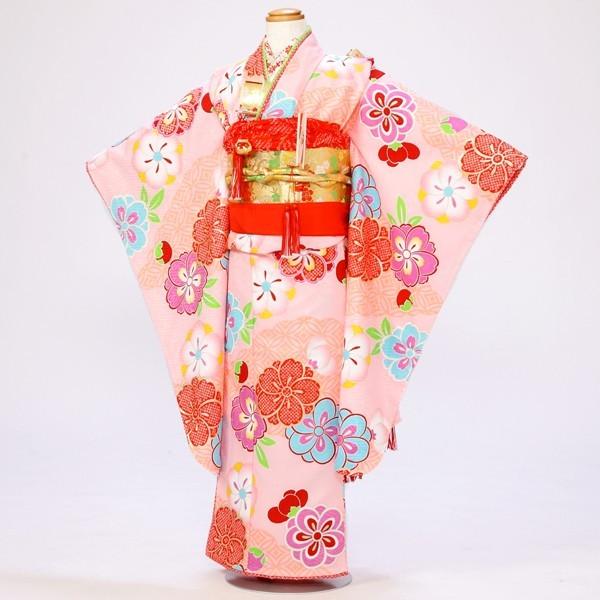 E 7 009 式部浪漫 ピンク地 七宝に華紋 7歳 女の子 七五三 着物 貸衣装 往復送料無料 七五三 7歳 七五三フルセット付 簡単な着せ方マニュアル付 お揃いコーデ Hap7009 E きものレンタル Yahoo 店 通販 Yahoo ショッピング