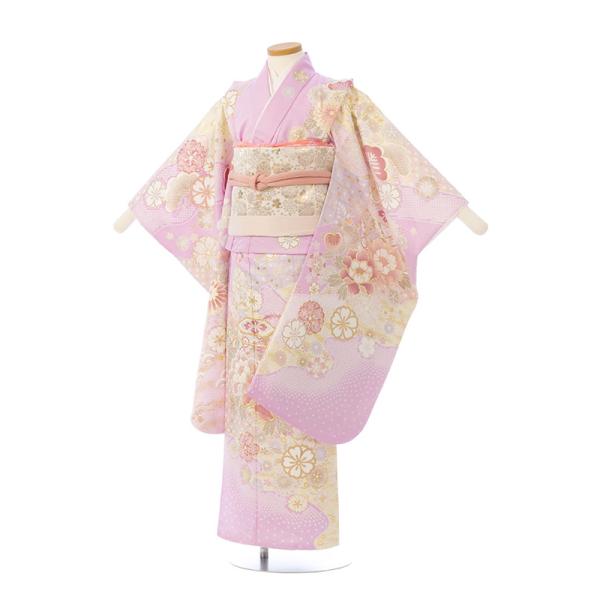 レンタル着物|7歳女の子|115〜125cm|七五三着物レンタルフルセット(紫