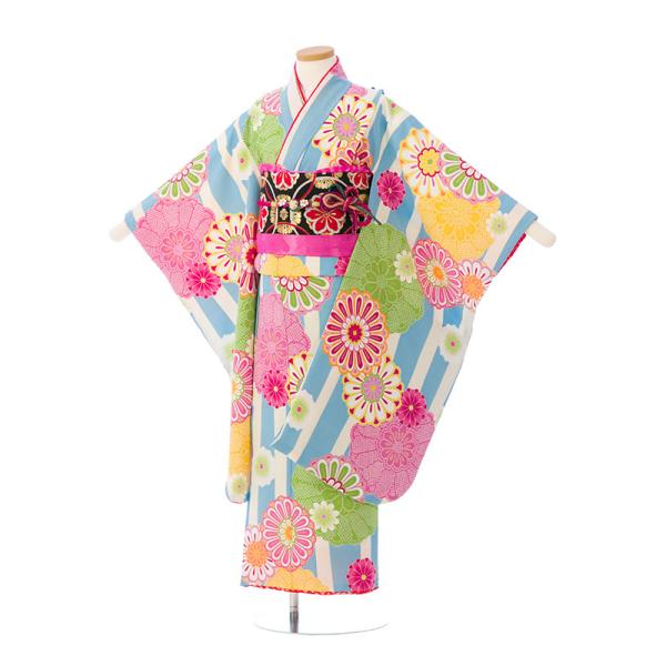 レンタル着物|7歳女の子|花わらべ|110〜120cm|七五三着物レンタルフル
