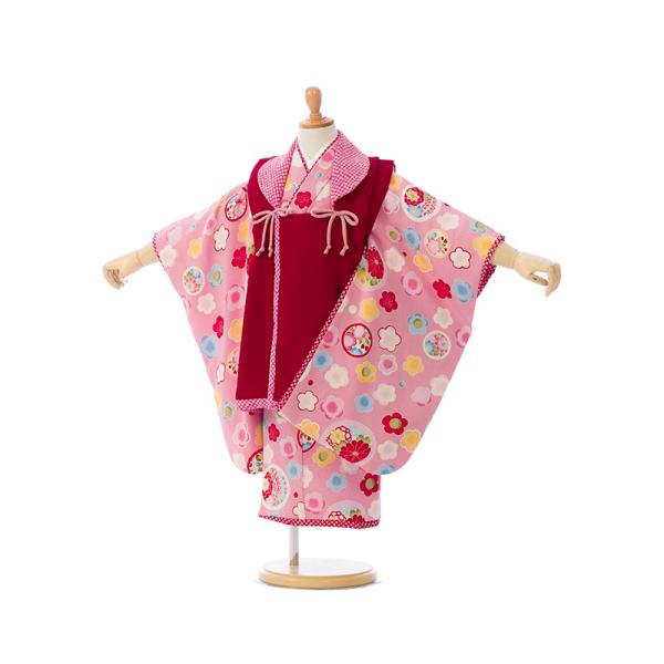 JAPAN STYLE｜七五三着物3歳 女の子(被布)フルセット（ピンク系