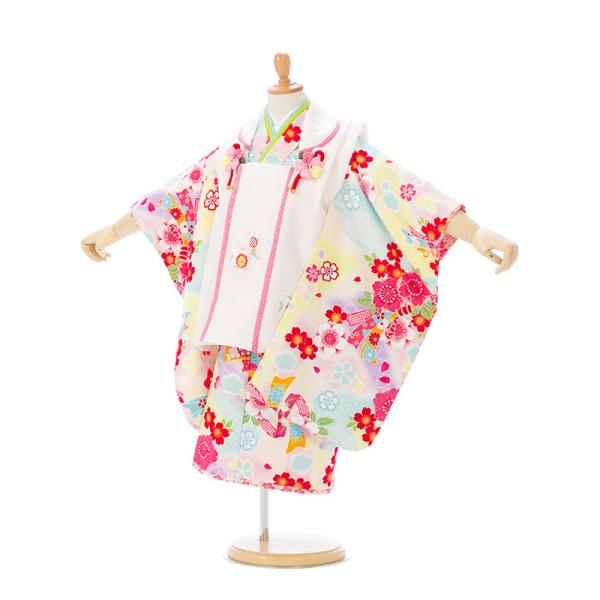 753 着物 3歳 七五三 3歳 753 着物 H 261 七五三 ブランド 式部浪漫 着物 パステルmix 重ね熨斗に桜 被布 白 七五三 着物 被布 七五三 着せ方 Buyee Buyee 日本の通販商品 オークションの代理入札 代理購入