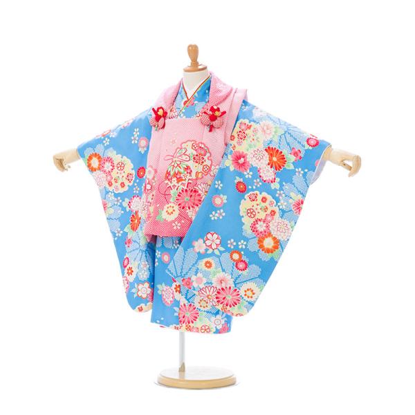 753 着物 3歳 七五三 3歳 753 着物｜ E-H-313 花うさぎ 被布