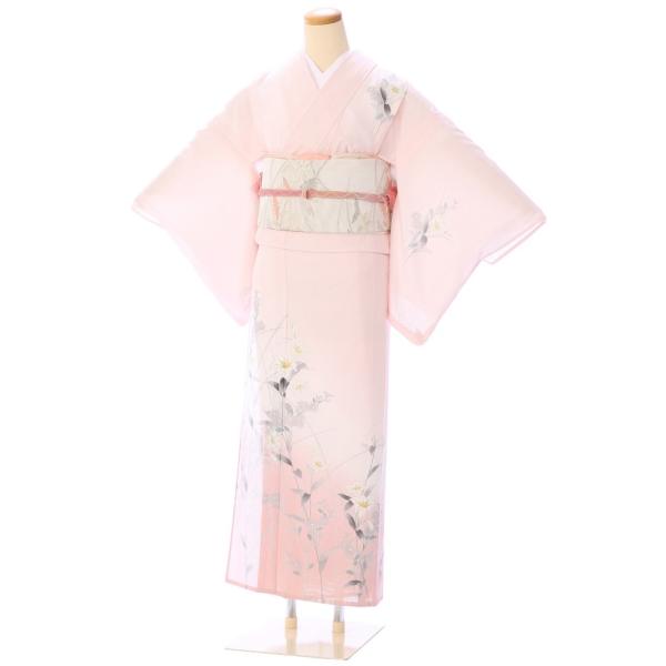 夏用 絽 訪問着 フルセット(ピンク系)|訪問着・付下げ 3L43 : e-きもの