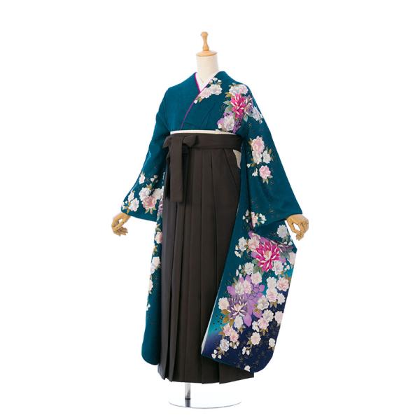袴 本振袖 19点セット レンタル 卒業袴 158〜162cm 15〜19号 卒業式 袴セット 大学生 専門