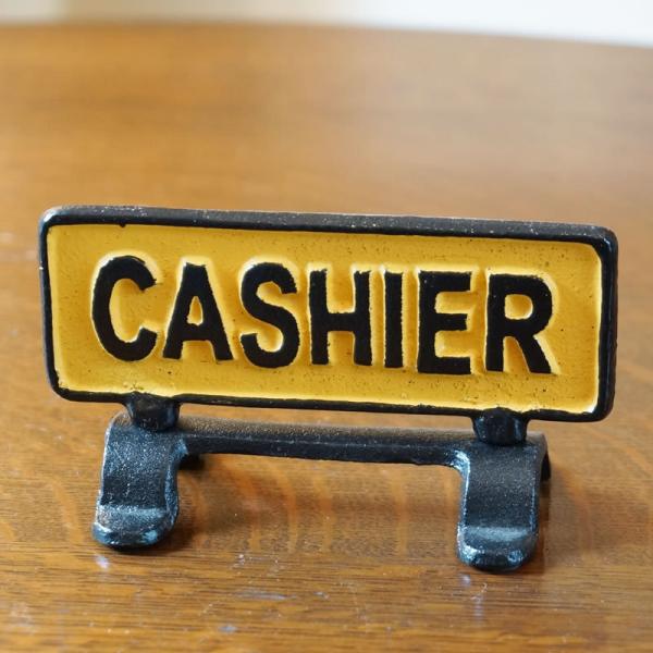 DULTON ダルトン リバーシブル サインスタンド CASHIER キャッシャー 置物 おしゃれ