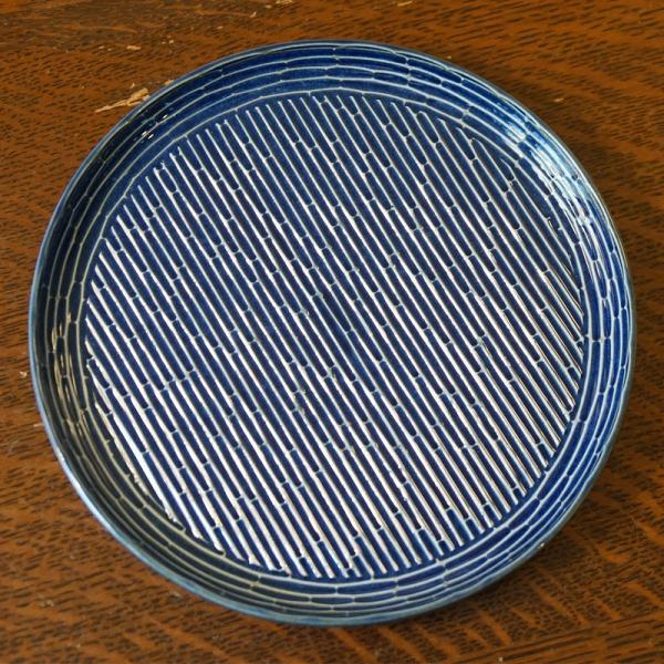 コベントガーデン COVENT リプルプレート 16cm 青 皿 丸皿 小皿 食器 陶器